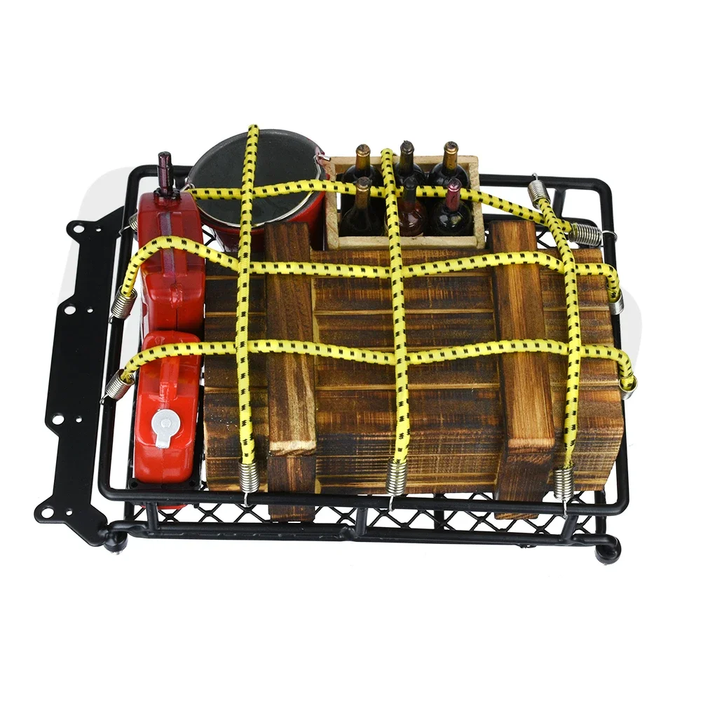 9-Piece RC Car Roof Luggage Rack with Nylon Elastic Rope