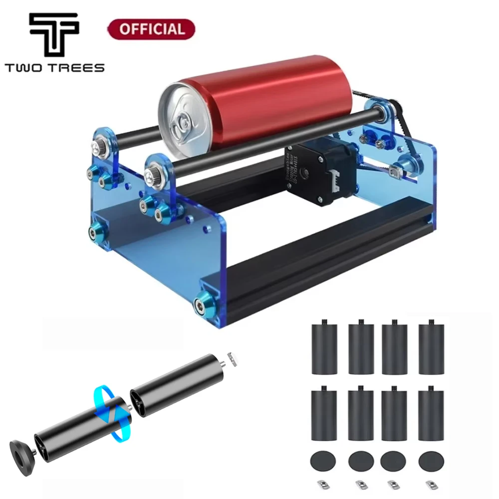Twotrees Laser Engraving Machine Y-axis Rotation Module Y-axis