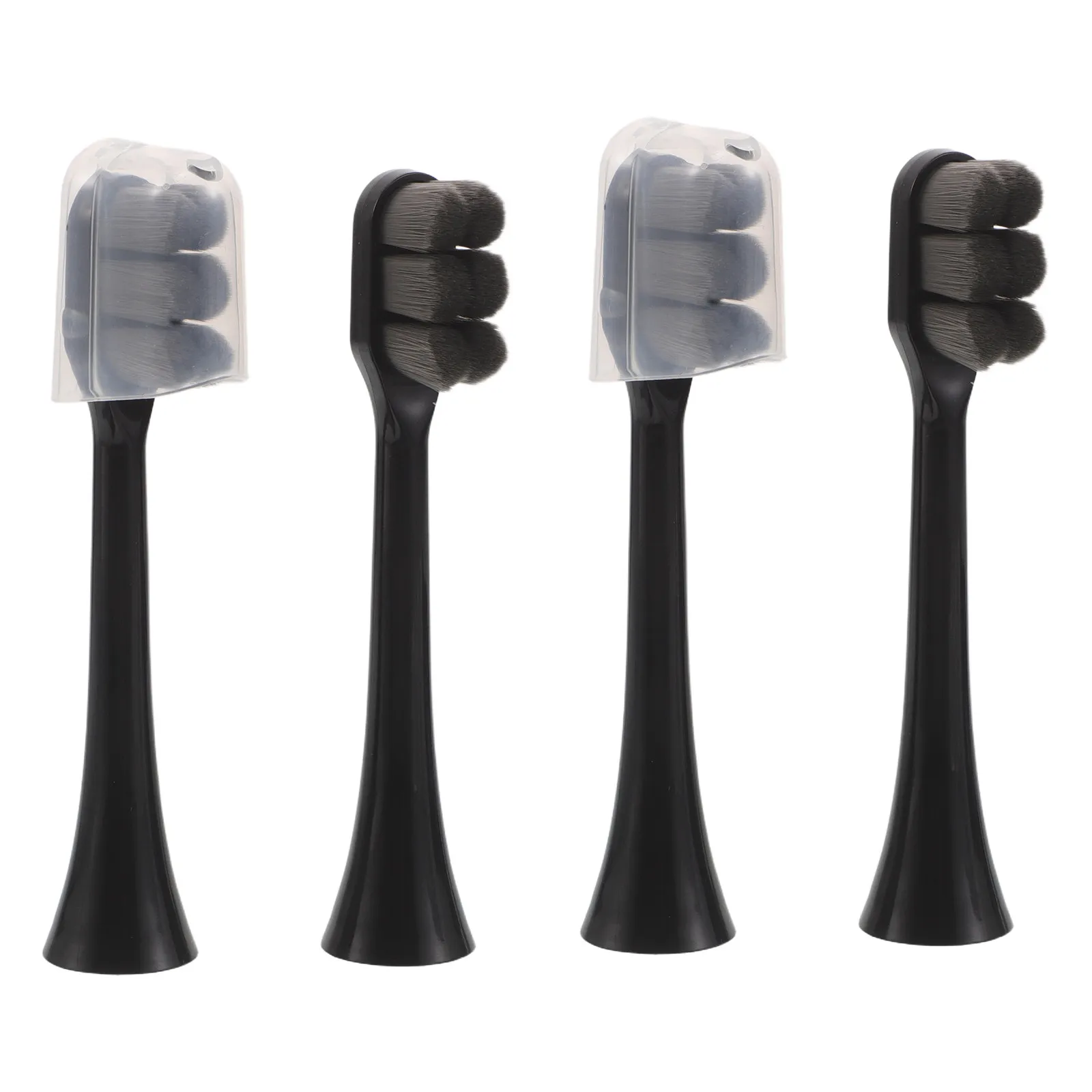 4Pcs 부드러운 강모 전동 칫솔 헤드 교체용 울트라 소프트 민감한 치아 잇몸 깊은 얼룩 제거 구강 위생