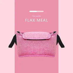 Deluxe Stroller Organizer & Diaper Bag with Cup Holder and Bottle Storage (Pink)