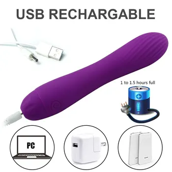 10 Modes Vibrator Soft Silicone Dildo Realistic Penis Rechargable G-spot Clitoral Stimulator Female Masturbation Adult Sex Toys 6