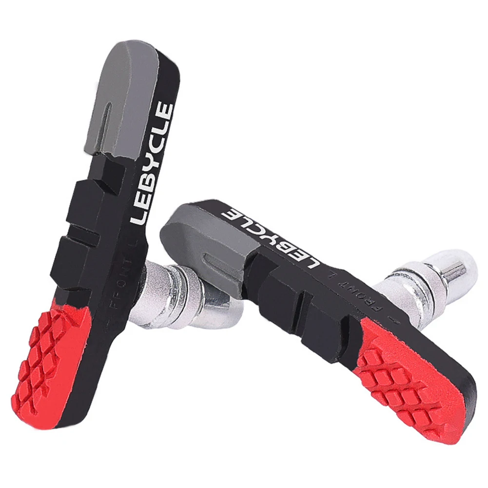 Rubber Bicycle Brake Pads Small Wheel Brake Parts Mountain Bike Speed Brake Pads Lightweight Wear Resistant Cycling Accessories