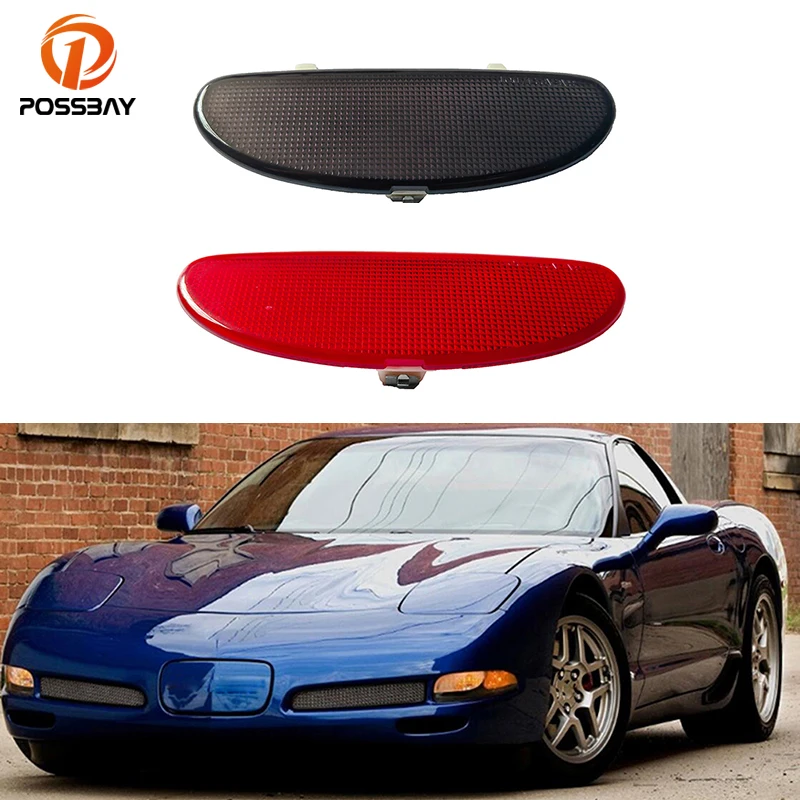 

Car Interior Door Panel Reflector Red/Smoke 10295148 Plastic for Chevrolet Corvette C5 1997 1998 1999 2000 2001 2002 2003 2004