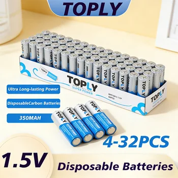 Batterie AA Monouso 1.5V - Lunga Durata per Mouse Wireless, Tastiera, Telecomando, Batterie a Secco Carbonio-Zinco