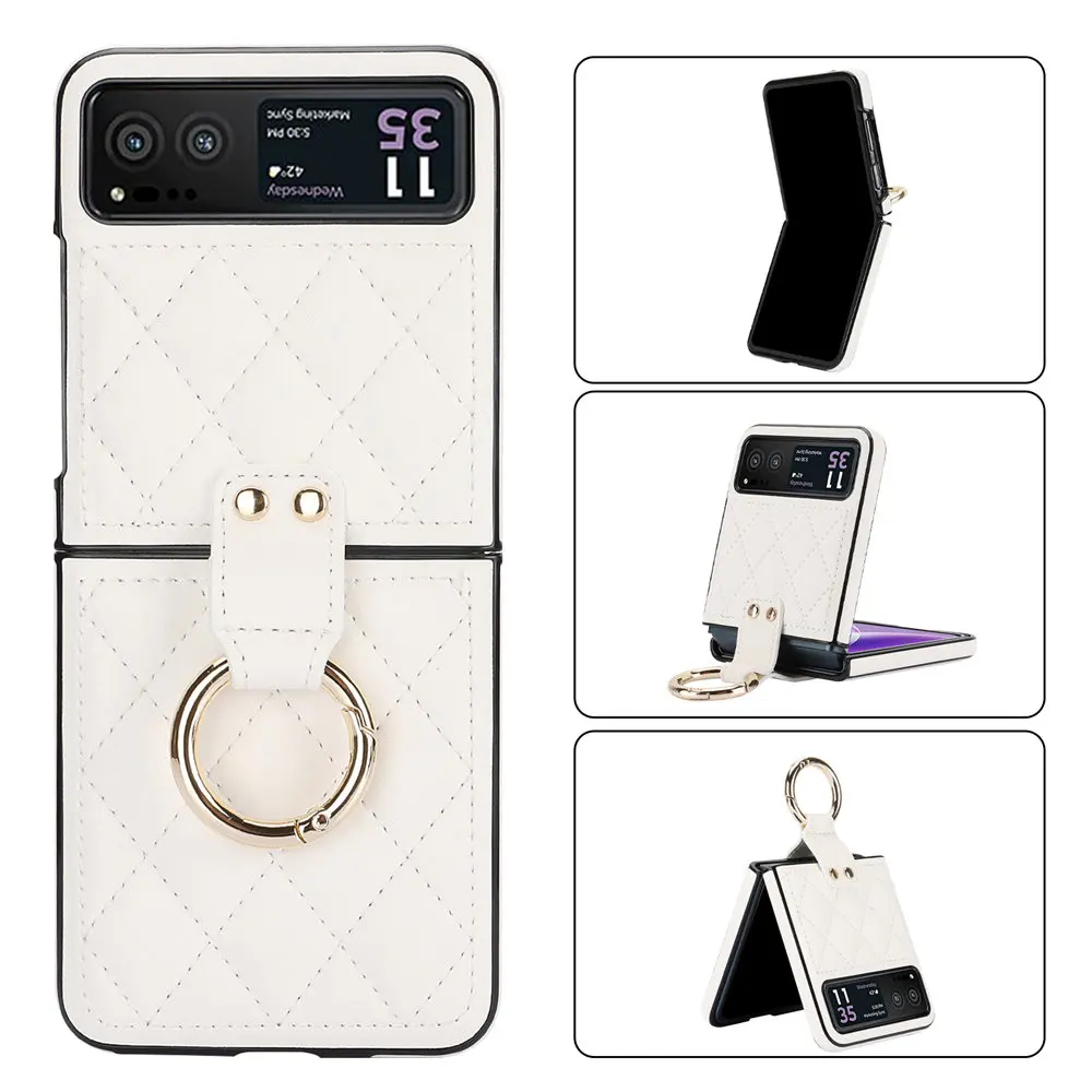 Leopard Print Leather Ring Case - Stylish Slim Cover s