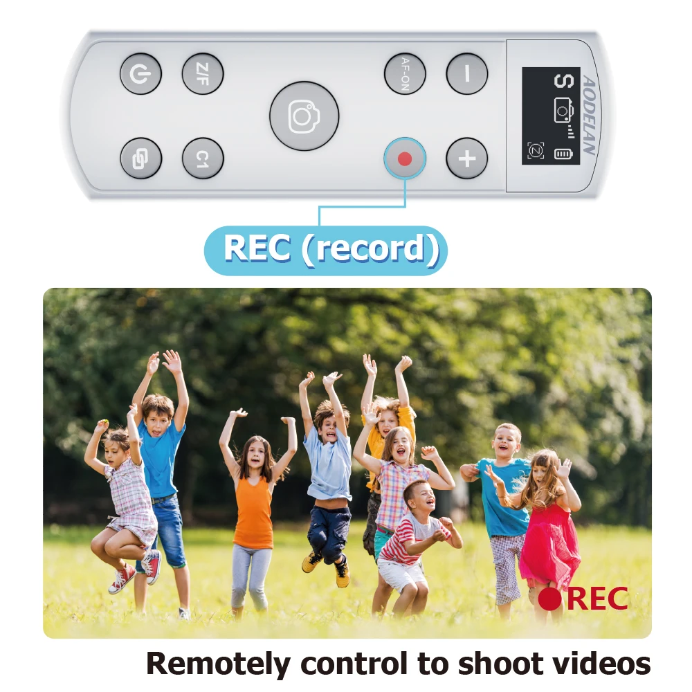 RMT-P1BT Wireless Rechargeable Remote Control Shutter Release for Sony A6700 A6600 A6400 A6100 A1II A7IV ZV-E10II ZV-E1 camera remote shutter button camera remote shutter release