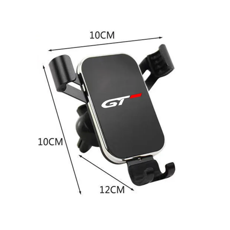 Gravity Car Phone Holder Car Air Vent Clip Mount Mobile Phone Holder for Peugeot gt gti gtline 508 5008 3008 208 2008 308