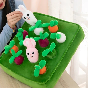 Interactive Dog Toys Vegetable Carrot Plush Toy For Dogs Cats Snuffle Mat Durable Chew Teething And Training Toy Pet Supplies 4