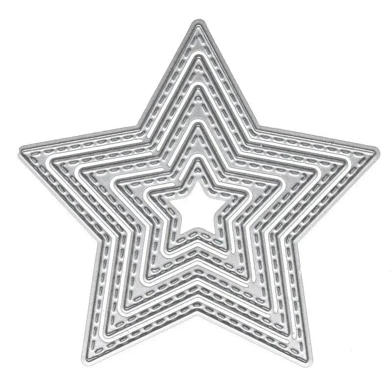 Stern Metall Stanzformen Für DIY Karte Sammelalbum Tagebuch Dekoration Präge Vorlage Handgemachte Neue Ankunft Stern Metall Schneiden Stirbt – Detail 3
