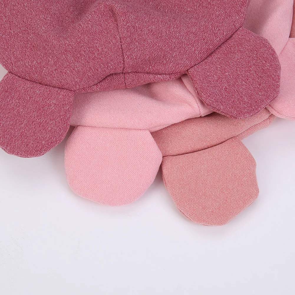 Cute Bear Ear Baby Turban Hats Autumn Winter Newboorn Boys Girls Faux Cashmere Caps Beanies Infant Bonnets Kids Warm Headwraps baby hat