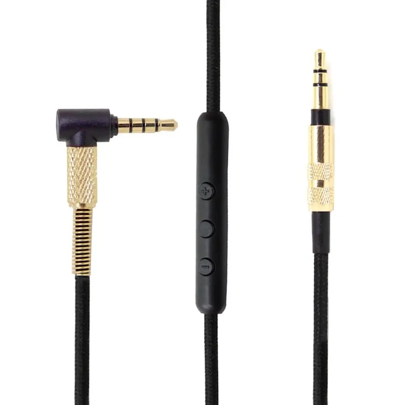 3,5 mm auf 3,5 mm Audiokabel mit Weizen-Kopfhörerkabelkopf zum Tragen für Philips SHP9500 SHP9600 SONY Hesh 2 B&O H6 H8-Kabel