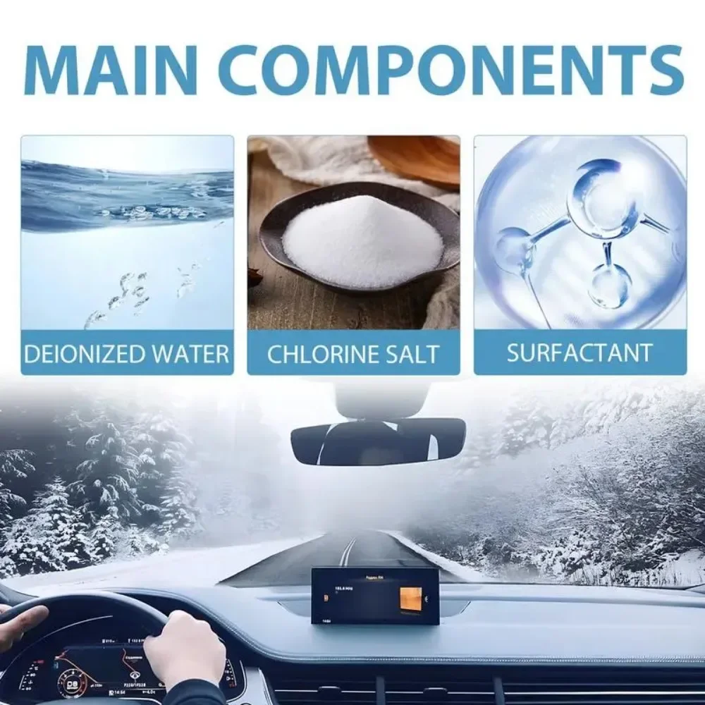 100ml Car Snow Removal Spray Windshield Defroster Auto Snow Melting Deicing Agent Multipurpose Deicing & Melting Agent