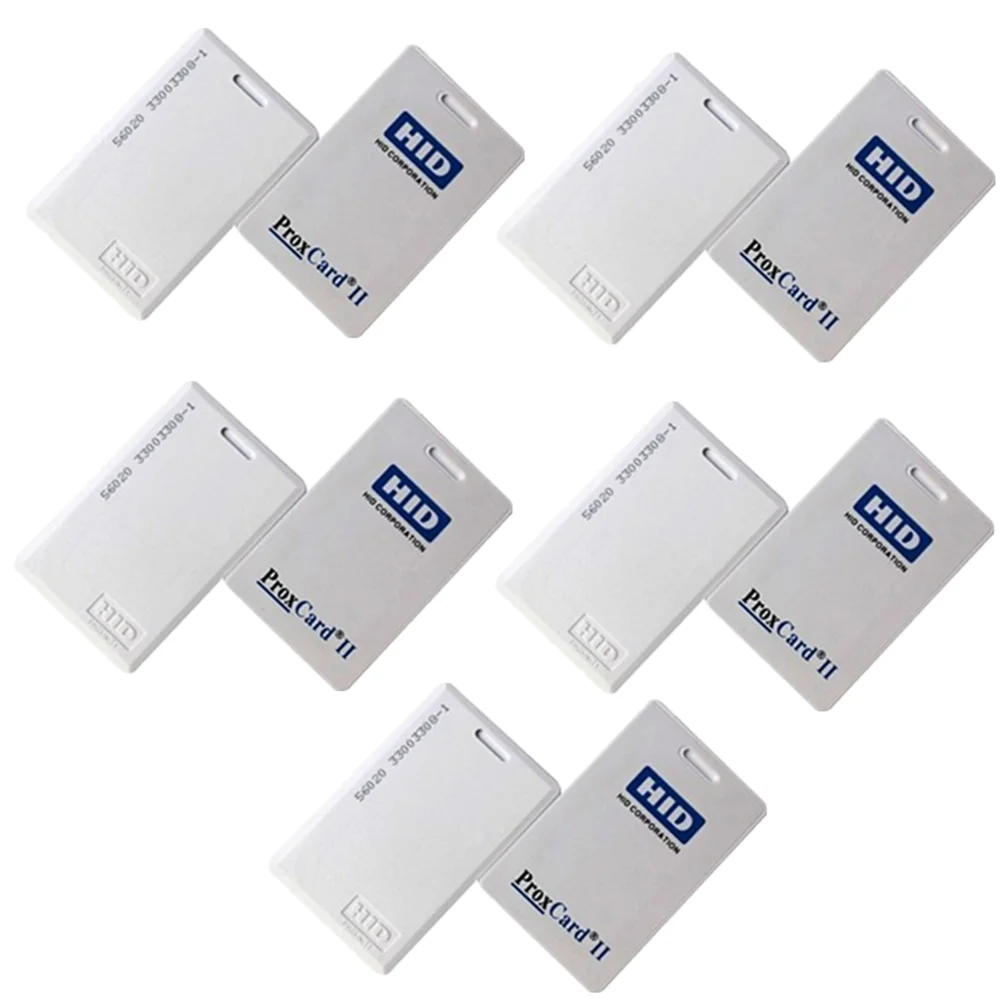 Карты HID ProxCard II 125 кГц, карта бесконтактного доступа, 26Bit 1326LSSMV модель брелоков 1,8 мм, жесткий раскладушка, Код комплекта 106