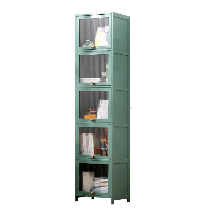 Bamboo Living Room Cabinet Living Room Furniture Fall To The Ground Stand Cabinet Bedroom Glass Door Layered Shelf