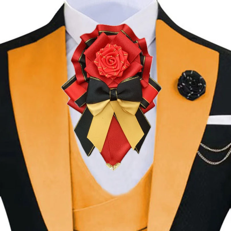 Original Fliege Frauen koreanische Anzüge Hemd Zubehör Kragen Blume handgemachte Schmuck Geschenke für Männer Frauen Männer Hochzeit Fliege