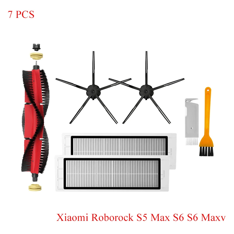 Copertura Spazzola Principale Per Xiaomi Roborock S50 S5 MAX S6 T6 – Ricambio Accessori Con Cuscinetto Antigraffio E Anti-avvolgimento