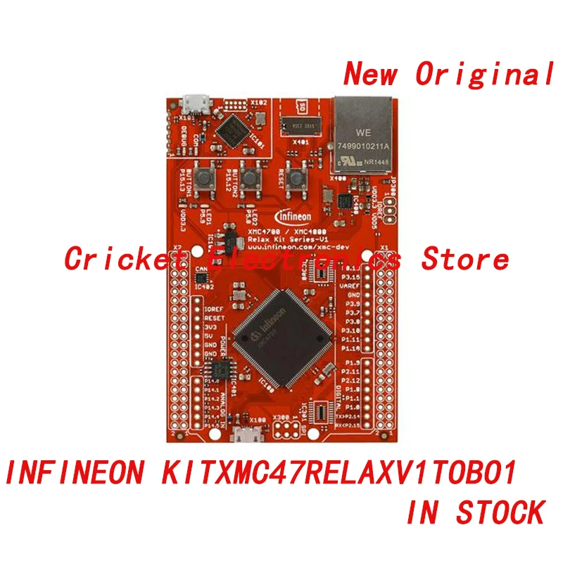 

INFINEON KITXMC47RELAXV1TOBO1 Evaluation board XMC4700-F144 XMC4000 series 32-bit Arm Cortex-M4