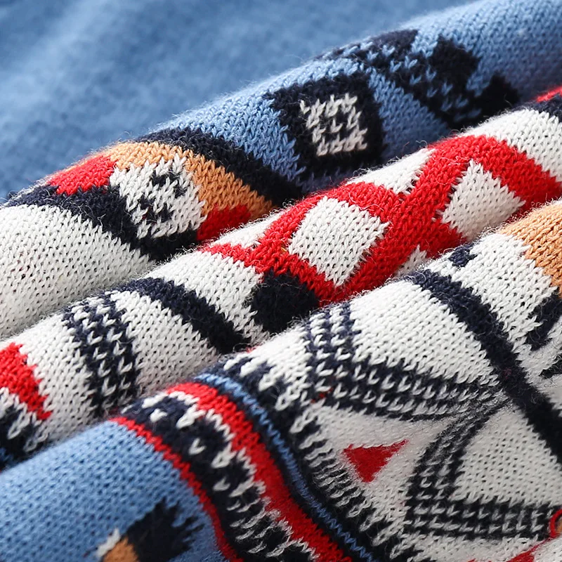Spanish Fashion Boy Sweater Infant Knit Vest Soldier Bear Knitwear Children Gentleman Clothes Fall Clothing Kid Spring Pullover knit sweater