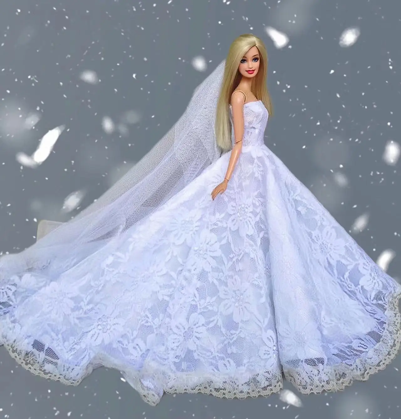 Barbie elbise bjd oyuncak bebek giysileri prenses Deluxe firar gelinlik  gelin evlilik elbise fantezi oyuncaklar hediye barbie aksesuarları