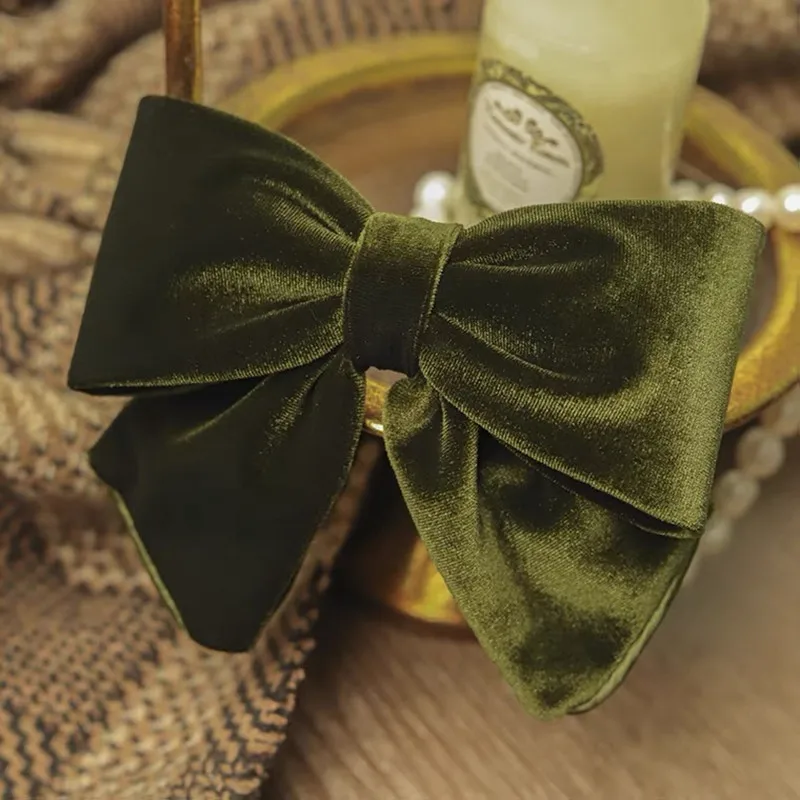 Fashion Hairpins For Women Girls Elegant Velvet Threedimensional Hair