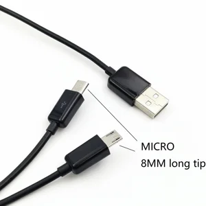 1 м 3 фута двойной микро-USB разветвитель Кабель с 8 мм длинным наконечником питания 2 микро-USB устройства одновременно