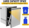Trash Drawer Built-in Pull-Out Tray Stainless Steel Trash Drawer Storage Trash Bin(10 Gallons)(Not Included) for Outdoor Kitchen 3