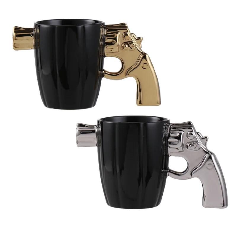 3D Gun Mug - قدح قهوة بتصميم مسدس ثلاثي الأبعاد