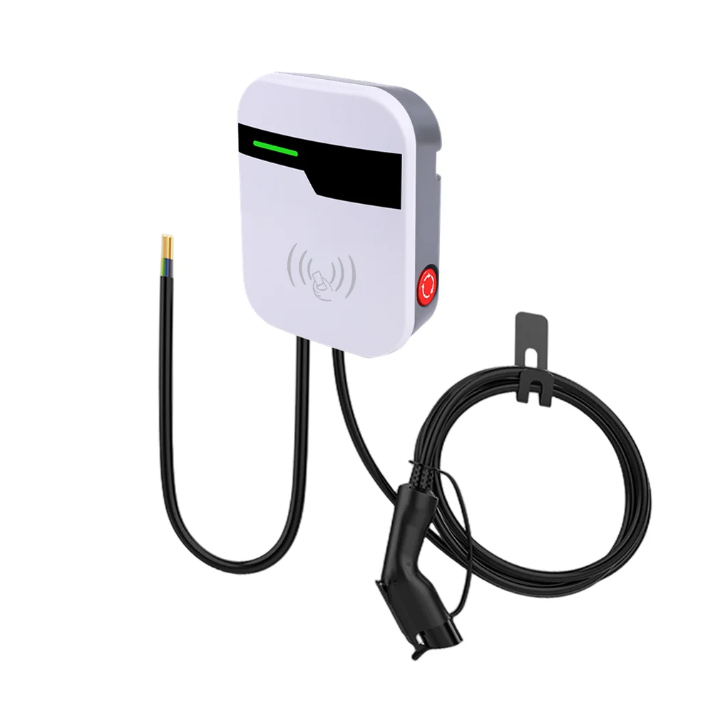 

OEM Household Type2 7kw 11kw 22kw ac ev charger wall-mounted Rfid card app 16a 32a wallbox electric car charging station