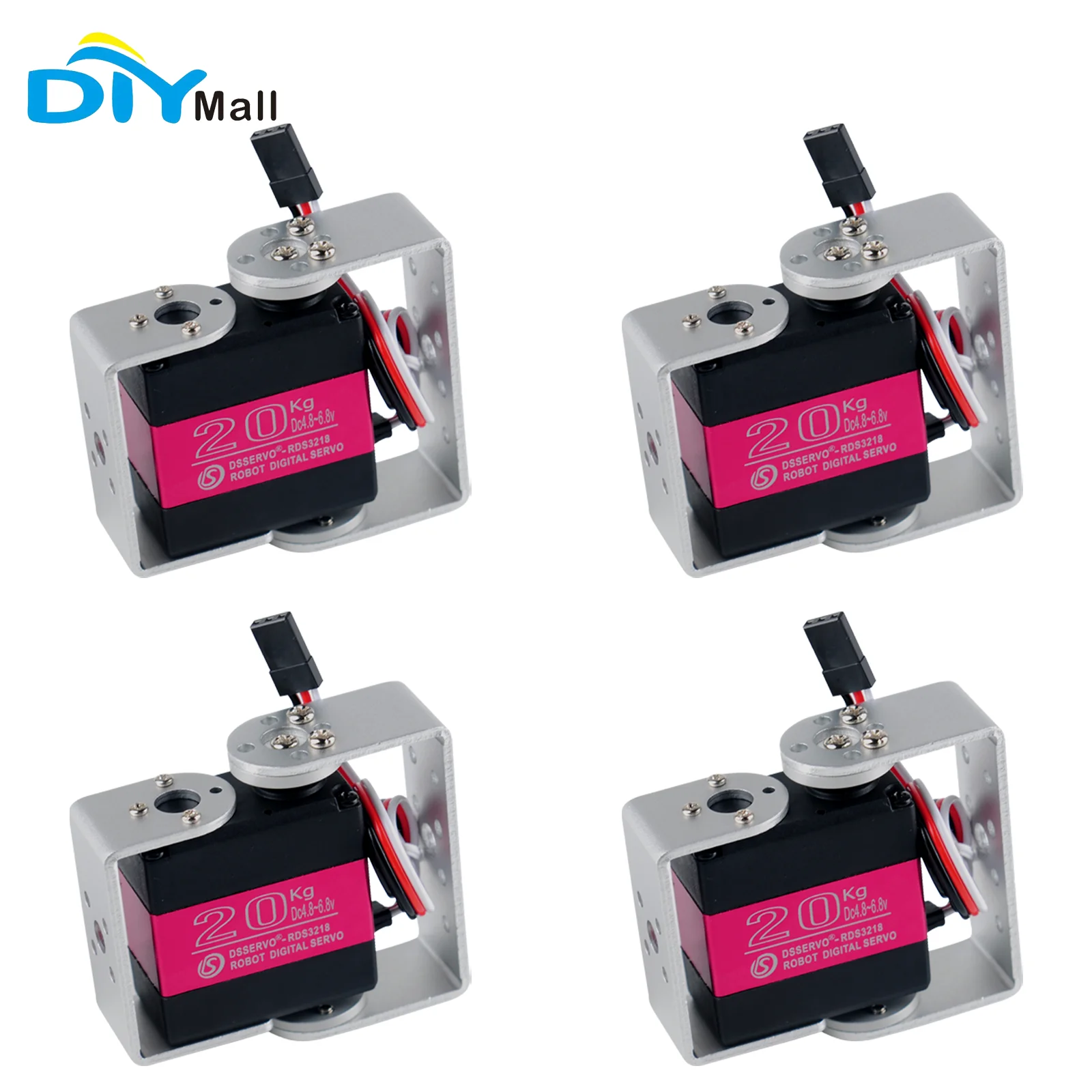RDS3218-20KG-dual-axis-digital-servo-with-U-bracket-adjustable-angle ...