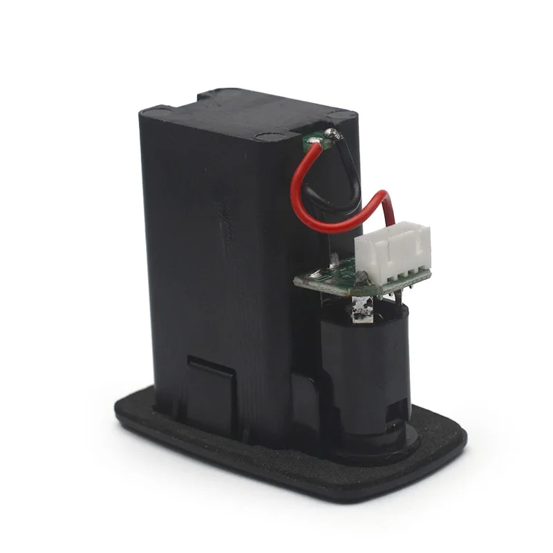 Battery Box for Guitar Equalizer, 9V, 6F22 Box with 4 Pin Plug, 6.35 Jack for Acoustic EQ, Black