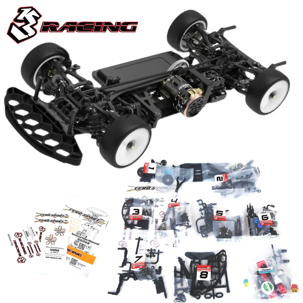 ホビーラジコン 3Racing Cero Sport 64 KIT-CERO SPORT 64 Structure Matt Graphite — 3Racing Shop
