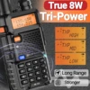 Baofeng M-5R 8W 5W Walkie Talkie Wireless Copy Frequency Type-C Long Range Tri Power Upgraded of UV-5R UV-K6 Ham Two Way Radio 6