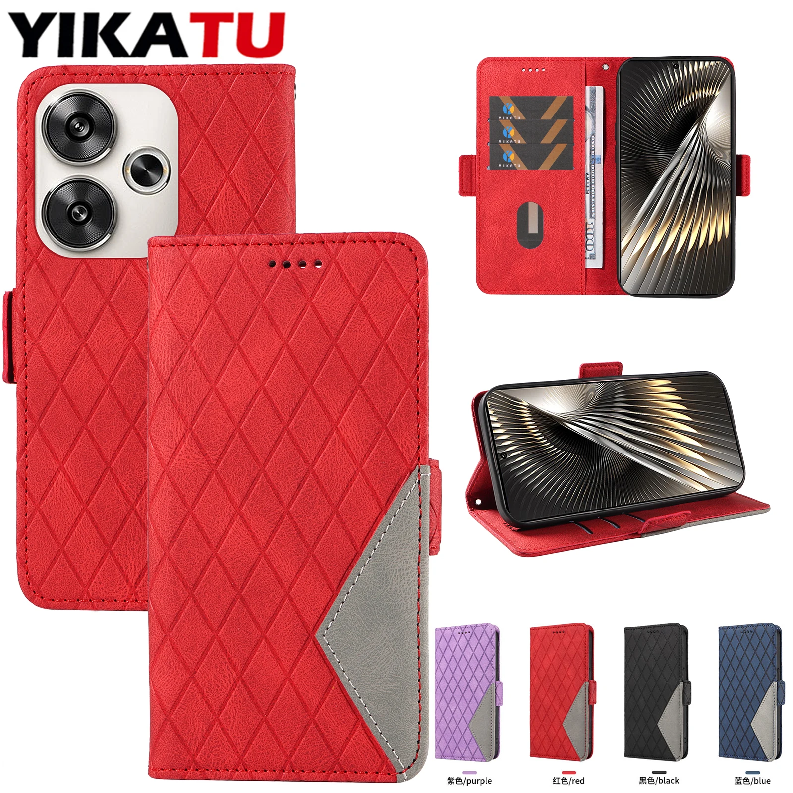 Universal Wallet Phone Case with Enhanced Protection and Stylish Design