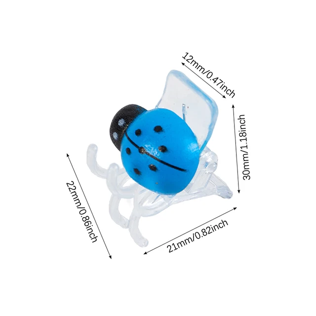 10 Darabos Katicabogár Orchidea Klipek Színes 5 Karmos Bilincsek Az Otthoni Kerti Támogatás A Hegymászó Szárak Rögzítéséhez Növények Bonsai Dekoráció - Image 6