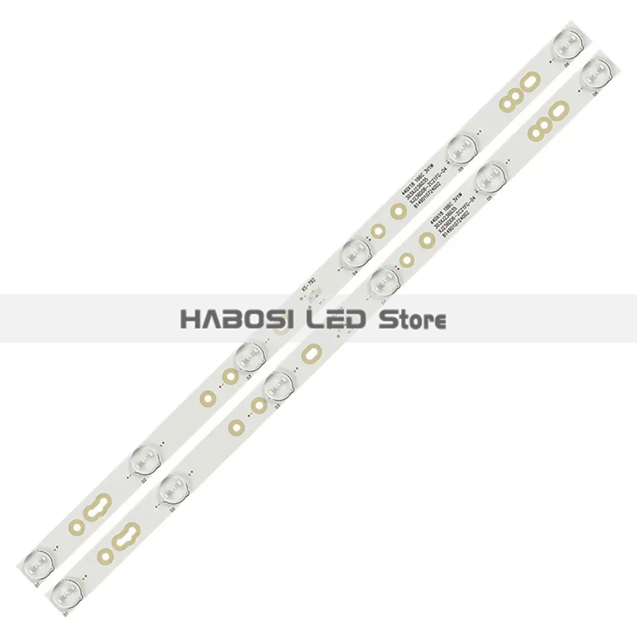 LED Strips 2pcs/Kit for 24 TV Vios VTV23615A 303XJ236035 XJ236D06 ZC21FG 04 CRH K243535T020654I Rev1.1