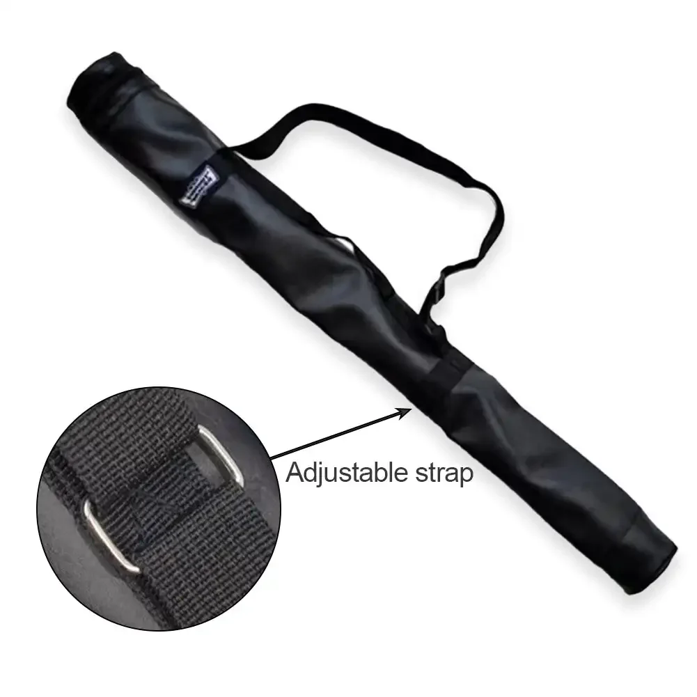 70-81cm 1/2 Pole Billiard Cue Bag Lightweight Portable Collapsible Stick Bag Billiard Cue Stick Oxford cloth Leather Backpack