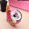 Disney Mickey Minnie Children's Watch Boys Girls Pointer Luminous Digital Quartz Movement Pin Buckle Strap Cartoon kids Watches 1