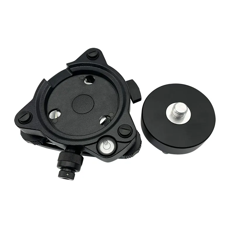 

Black GPS Tribrach For Total Station GPS GNSS With 5/8 Thread Carrier Fixed Adapter and Optical Plummet
