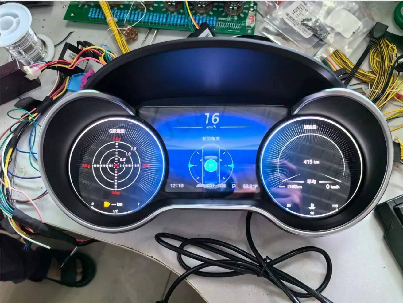 Best Quality Dashboard LCD Instrument Display For Mercedes-Benz MB ML W164, GL X164, R-class W251 2