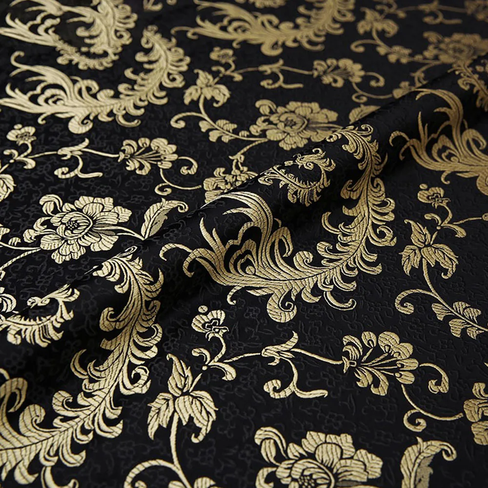 Pink Brocade Jacquard Fabric 4