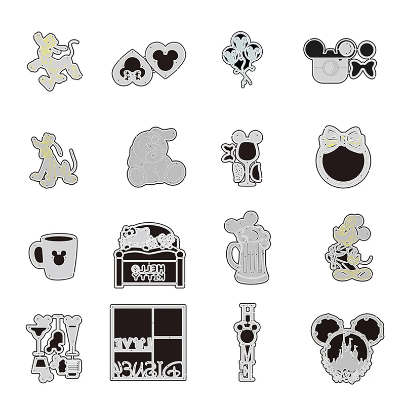 Matrices de Découpe Métal Disney Mickey Loisirs Créatifs