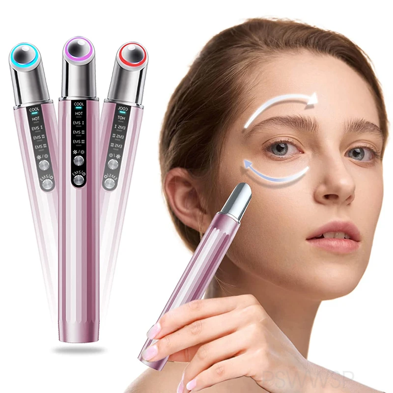 EMS Hot and Cold Eye Massage Stick Wrinkle Removal Relieve Dark Circles Puffiness Eye Bags Eye Care Facial SkinBeauty Machine front filter high quality kit pre filter replace strut stick 313282002 assembly dust removal filtration 18 volt