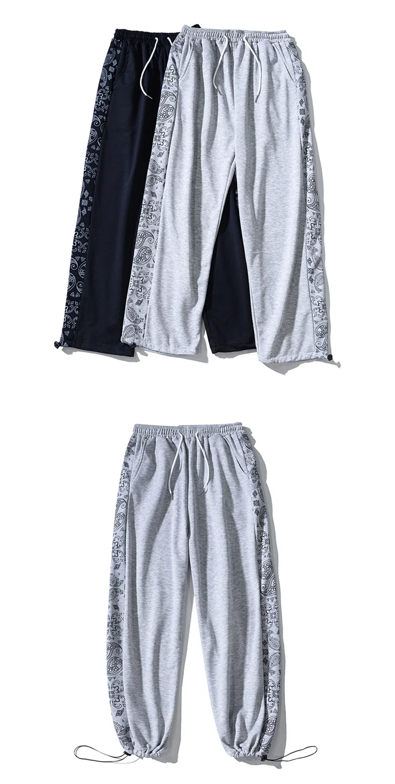 Description Picture 3 of item2024 Spring and Autumn new trend South Korea loose drawstring sports pants fashion high street