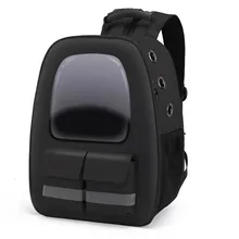 

2022 new cat bag going out portable breathable safety reflective strip pet bag shoulder cat backpack