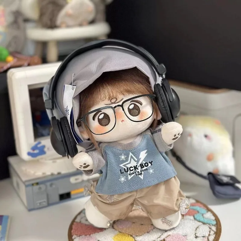 Clothes Suit Outfit For 20cm No Attribute Plush Dolls Dress Up Clothing Cosplay Gift Original Sport Fashion Casual doll clothes