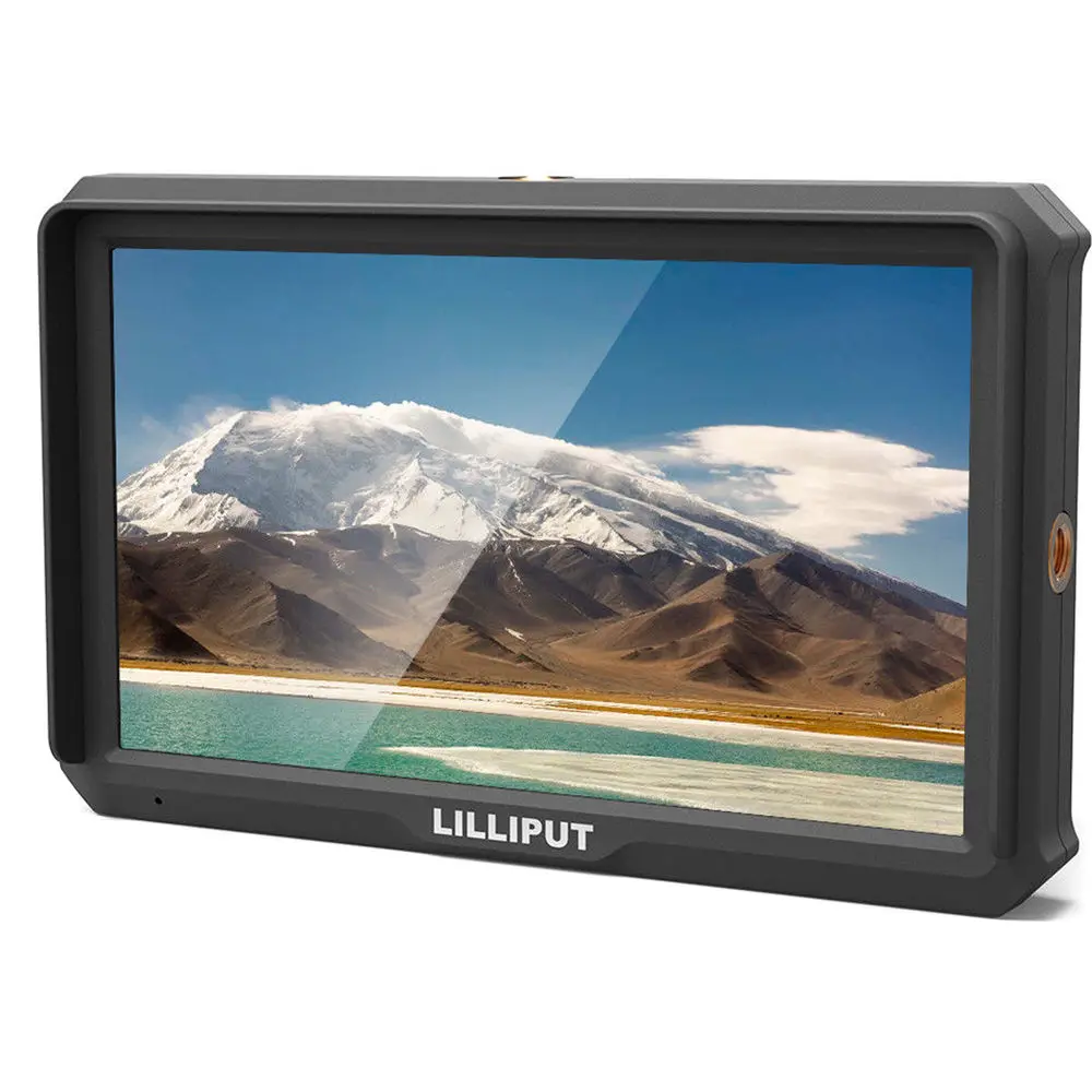 Lilliput A5 5" 4K HDMI Full HD On-Camera Monitor 1920 x 1080 HDMI 460 cd/m&sup2; Brightness Lightweight Design