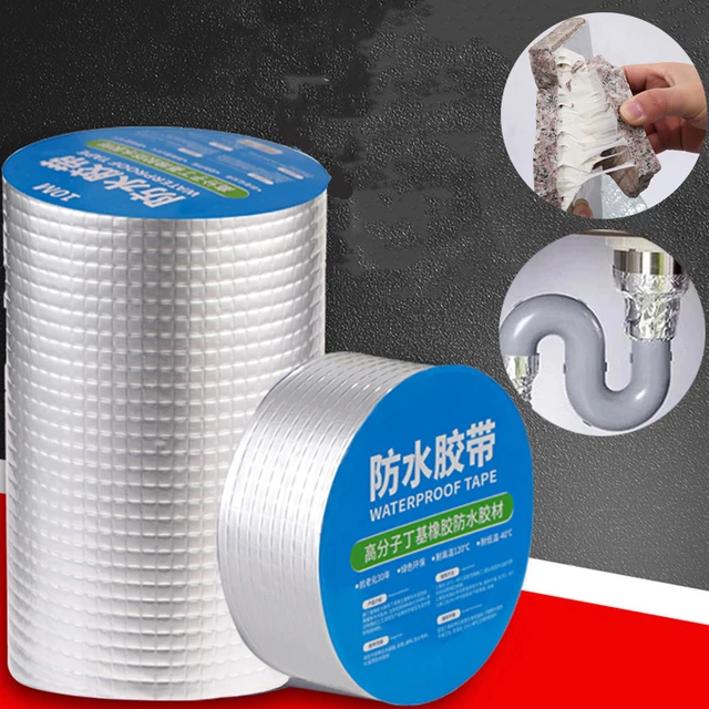 Aluminum Foil Butyl Rubber Tape Upgrade Version Self Adhesive