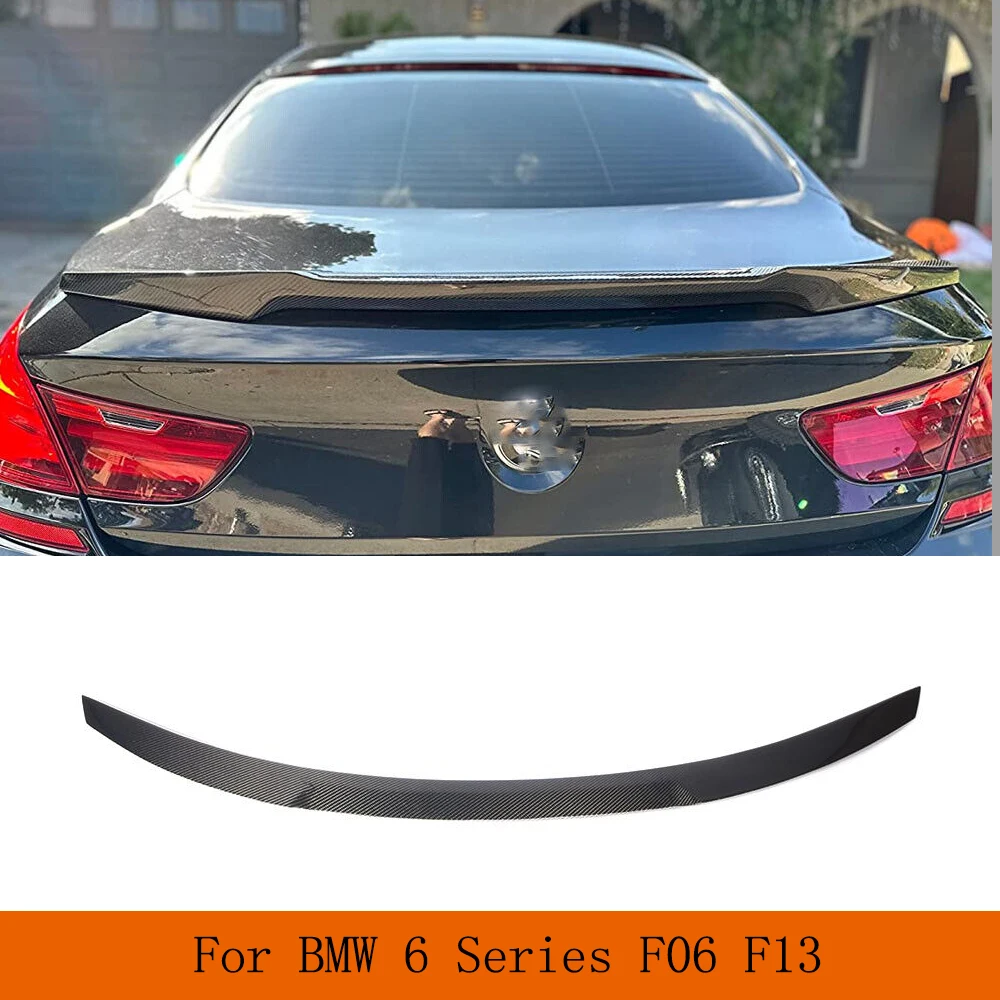 

Car Trunk Spoiler Fits for BMW 6 Series F06 F13 640i 650i M Sport M6 2012-2018 Carbon Fiber Rear Boot Lid Highkick Spoiler Wing