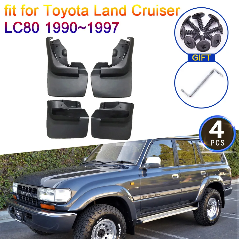 4x For Toyota Land Cruiser LC80 FJ80 1990 1991 1992 1993 1994 1995 1996