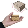 1pcs New Healing Soul Wooden Hand Music Box diy Creative Classical Music box Colored Music Box Merry Christmas 2